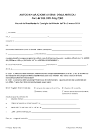 Autodichiarazione ai sensi degli artt. Https Www Comune Giardini Naxos Me It Aree Tematiche Corona Virus Allegati Nuovo Modulo Dichiarazione Pdf