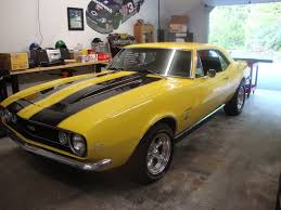 1967 Camaro Ss Black And Yellow 1967 Chevrolet Camaro Coupe Camaro Chevrolet Camaro Muscle Cars Camaro