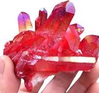 Amazon.com: LoKori Natural Red Quartz Cluster Mineral ...