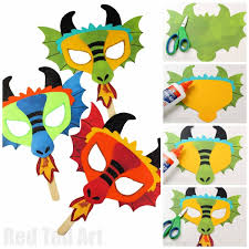 Want to channelize this interest into constructive activity? Diy Dragon Mask Printables Red Ted Art Make Crafting With Kids Easy Fun