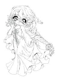 Anime Angel Coloring Pages Cute Cartoon With Inspirations 12 Princess Coloring Pages Fox Coloring Page Angel Coloring Pages