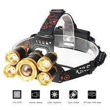 Super Bright Led Headlamp 8000 Lm 5 Led Super Bright Headlight I œwaterproof Hard Hat Lighti œ Improved Led Rechar Led Headlamp Waterproof Headlamp Charger Car