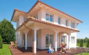 ein zuhause wie im urlaub wie eine mallorquinische villa prasentiert sich das fertighaus haas mh poing 187 von haas haus d modellhaus toskana haus haas haus