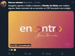 Programação de hoje da globo. Plantao Da Globo Pausa Programacao Na Tv Com Vinheta Errada E Assusta Espectadores Zoeira Diario Do Nordeste