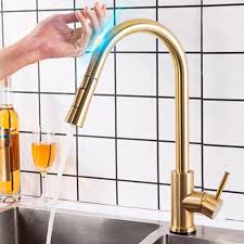 juno gold touch kitchen faucet with