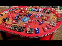62 Lightning Mcqueen Cars Complete Diecast Collection Disneystore Radiator Springs Cars Table Track Disney Cars Disney Pixar Cars Pixar Cars