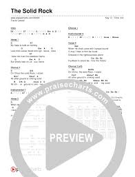The Solid Rock Chord Chart Editable Travis Cottrell