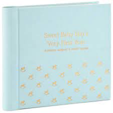 Watch Me Grow Baby Book For Boy Scrapbooks Hallmark