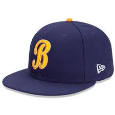 Montgomery Biscuits Authentic Road Fitted Cap Mlb Com Shop Fitted Caps Major League Baseball Cap