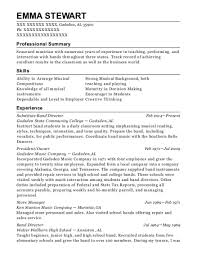 20+ best band director resumes resumehelp