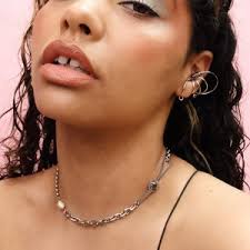 One of a Kind Necklace, Unique Necklace Pearl/ Sterling Silver Necklace,  Silver Choker Necklace Pearl, Handmade Fine Pearls Silver Necklace