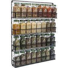 Free shipping on prime eligible orders. Sorbus 4 Tier Black Wall Mounted Spice Rack Storage Organizer Spices Not Included Target