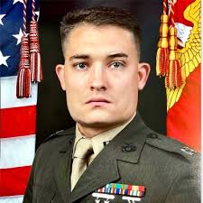 U.S. Marine Corps Maj. Charles Baumann selected to paint the 38th…