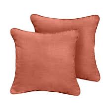 Maybe you would like to learn more about one of these? 2pk 20 Sunbrella Corded Outdoor Throw Pillows Coral Target