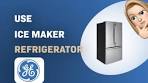 How to Use the GE GNE27JYMFS Refrigerator Ice Maker