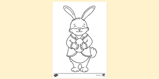 Every item on this page was chosen by a woman's day editor. Easter Bunny Egg Colouring Sheet