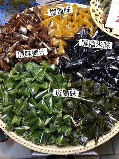 different flavours of thai caramel candy