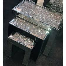 Crushed Diamonds Nest Of Three Tables From Lemonade Uk