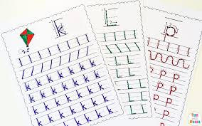 Love your alphabet sheets do you have this page available in black and white format. Alphabet Handwriting Worksheets Fun With Mama