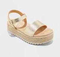 Kids' Lindsey Platform Espadrille Sandals - art class™