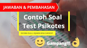 Feb 13, 2021 · soal dan jawaban matematika dasar psikotes psikotes memiliki banyak jenis seperti psikotes matematika psikotes gambar psikotes untuk mengukur kemampuan dan sikap seseorang ketika ia bekerja di suatu perusahaan ataupun ketika ia menjadi pemimpin suatu perusahaan. Contoh Soal Psikotes Dan Jawabannya Pasti Bisa Youtube