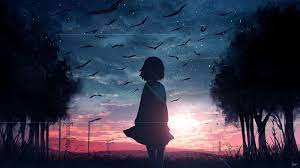 Download Wallpaper 3840x2160 Silhouette Sunset Birds Twilight Art 4k Uhd 16 9 Hd Background Landscape Wallpaper Background Hd Wallpaper Anime Background