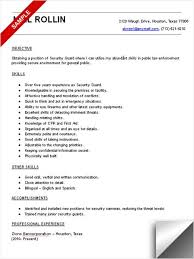 Inspecting buildings, equipment, and access points; Security Guard Resume Sample Resume Sample Security Guard Resume