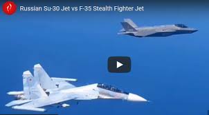What exactly is the difference? Watch Russian Su 30 Fighter Forces F 35 Stealth Jets To Retreat In Their First Ever Encounter
