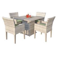 4, square outdoor dining tables : Shop Now For The Fairmont 40 Square Patio Dining Table With 4 Dining Chairs In Cilantro Ibt Shop