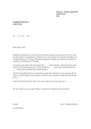 .carta de presentacion, carta de solicitud, carta de recomendacion laboral, carta del docente, carta de agradecimiento, carta de antecedentes no penales, carta. Reduccion De Jornada Por Cuidado De Mayores Laboral42