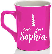 Let's call them by their name: Gifts For Women Gifts For Kids Personalized Coffee Mug Gifts Custom Coffee Mug With Name Picture Birthday Gifts Christmas Gifts Unicorn Mugs