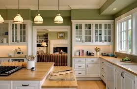 Beautiful Green Kitchen Color Farrow Ball S Ball Green 25 Courtesy Houzz Kitchen Cabinetry Beautiful Kitchen Designs Home