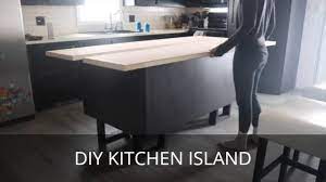 Fresh white 31 images of amusing kitchen island table attached hausratversicherungkosten. How To Build A Kitchen Island Old Desk Makeover Youtube
