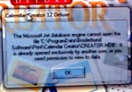 Calendar Creator 12 1 Will Not Open