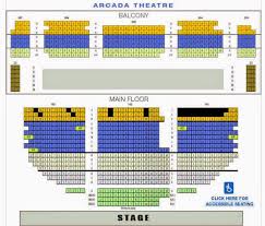 38 elegant arcada theater seating chart picture the best chart