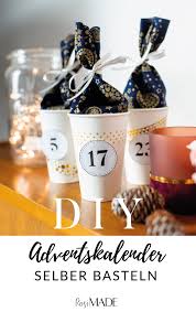 Wir zeigen 10 anleitungen für adventskalender zum selbermachen pappe für die vorlagen. Adventskalender Basteln Aus Pappbechern Rosimade