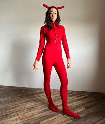 insane #1930s red wool devil costume 🔥🔥 coming to tomorrow's web drop at  9:45am cst for email subscribers with password and 10am general public —-  newsletter going out later today!! subscribe at