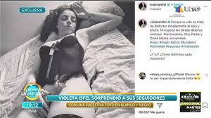 Последние твиты от violeta isfel (@visfel). Venga La Alegria En Exclusiva Violeta Isfel Nos Habla De Su Polemica Fotografia Facebook