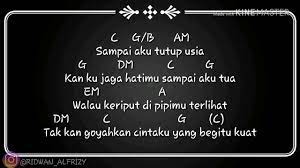 Berikut lirik dan chord lagu sampai tutup usia dari angga candra. Kunci Gitar Sampai Tutup Usia Angga Chandra Versi Mudah Youtube