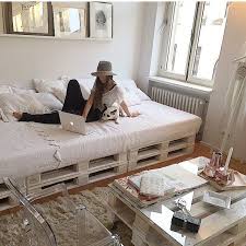 Pallet Bed Sofa Indie Tumblr Bedroom Design Home Pallet Furniture