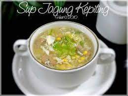 Hesti S Kitchen Yummy For Your Tummy Sup Jagung Kepiting Resep Kepiting Resep Sup Makanan Dan Minuman
