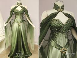 Elven Bridal Gown Fantasy Dress Fantasy Gowns Fantasy Fashion