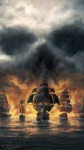 Hd wallpapers and background images Skull And Bones Dark Pirates Ships 8k Wallpaper Best Wallpapers