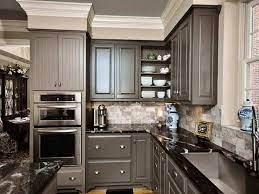 We offer a range of tile, wood, and carpeting, in addition to sanitaryware. Grey Kitchen Cabinets Black Countertop Novocom Top