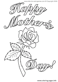 These coloring page cards add a great personal touch to your gifts. Mothers Day Cards Rose Flower Coloring Pages Printable
