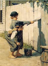 Norman Rockwell's Tom Sawyer and Huckleberry Finn - Norman ...