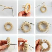 Amigurumi Oso De Peluche Rattle Patron De Crochet Libre Tig Isleri Tig Desenleri Elisi Fikirleri