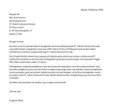 Surat Lamaran Kerja Marketing Surat Kerja Marketing