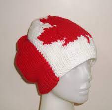 Canadian Flag Hat Womens Beanie Hat Maple Leaf By Earflaphats 39 99 Bandera De Canada Cosas De La Escuela