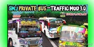 Cara pertama sobat bisa langsung save as image gambar png / jpge livery tersebut. Ets2 Tn Private Bus Traffic Mod 3 0 V1 30 Modshost